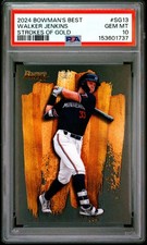 2024 BOWMAN'S BEST STROKES OF GOLD #SG13 WALKER JENKINS PSA 10