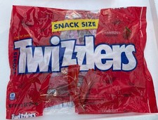 2x TWIZZLERS Fresa 🍓 Tamaño de bocadillo (paquetes de Halloween) Bolsa de 11,2 OZ (x2) Caramelos