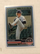 2023 Panini Stars & Stripes USA Baseball (Optichrome) 23 Zane Burns