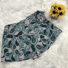 Show Me Your MUMU Skort Wrap Tie Shorts Skirt Paisley