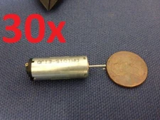 30 Pieces 1025 DC 3V 17000RPM Brush Small Motor High Speed Micro Cylindrical c4