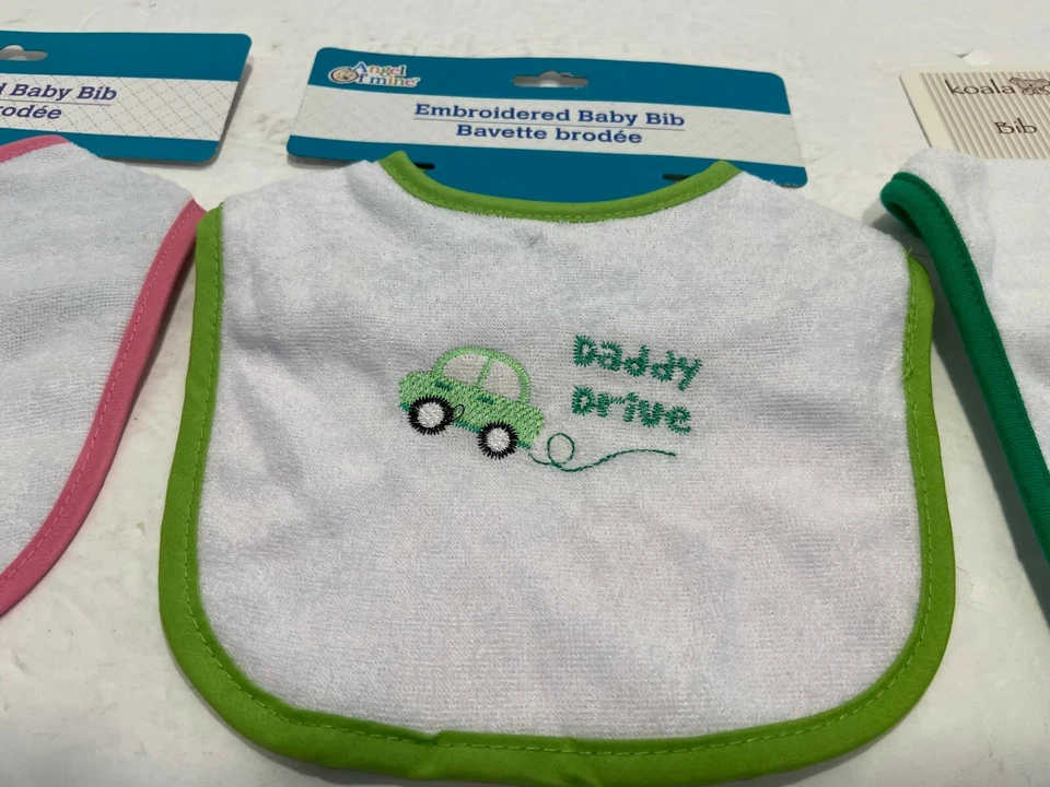 Lote 3 babadores Koala Baby Bib e Angel of Mine novos! Nunca usado - Imagem 3 de 4