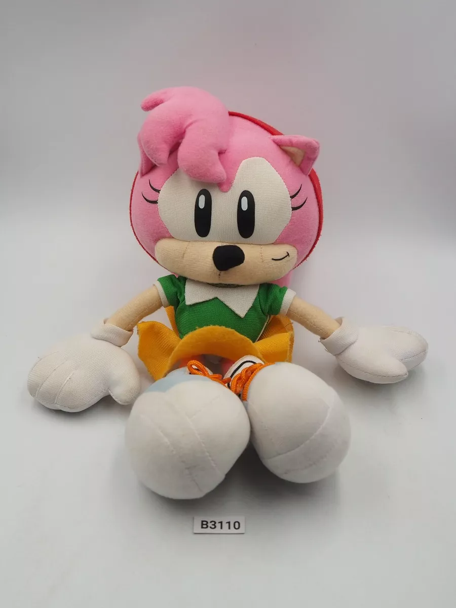 New Amy Rose SONIC THE HEDGEHOG 9 inch Plush (Great Eastern