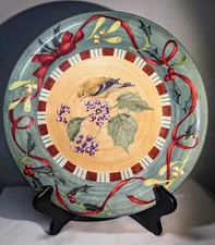 Lenox WINTER GREETINGS Everyday Dinner Plate 11" - Goldfinch