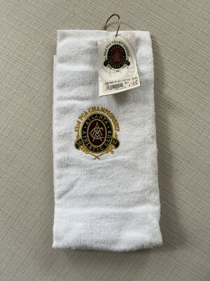 NWT New Vintage Atlanta Athletic Club 83rd PGA White 2001 Golf Bag Towel Trifold