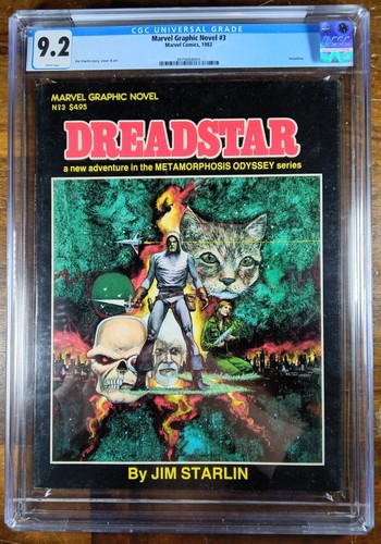 Marvel Graphic Novel #3 Dreadstar (1982, Marvel) CGC 9.2 WHITE pages Jim Starlin
