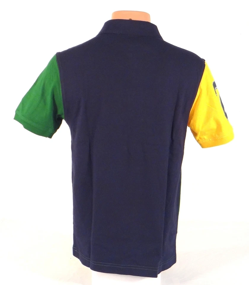 Camisa Polo Izod Verde y Azul Manga Corta Jóvenes Niños Grande L Nueva con Etiquetas Foto 4 de 4