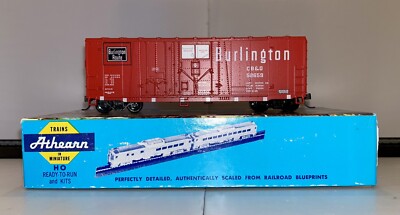 HO Athearn 2091 40' Comb Door Grain Box Car Burlington CB&Q 52659 Assembled