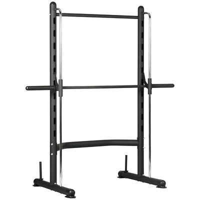 DEFECTIVE Adjustable Squat Rack with Pull Up Bar Barbell Bench Press Wei G3D