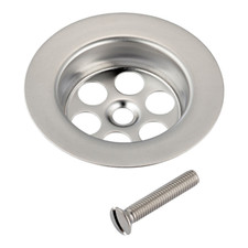 Griglia per piletta scarico lavabo, lavello 1 1/2" Ø 70 mm con vite inox M6 -70