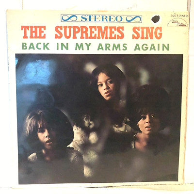 Supremes LP Back In My Arms Again,Japan Press, Orig, Inner sleeve, SJET-7720,'72