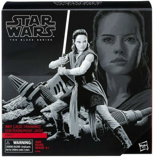 Action Figures & Accessories Star Wars Black Series Rey Jedi Training