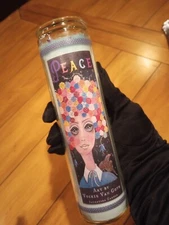 Vyckie Van Goth Horror Alter Candle Peace 60's Big Eye Art