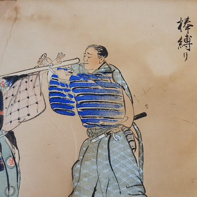 Print Kōgyo and Japanese famous artist Tsukioka Kōgyo 月岡耕