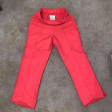 vintage 70s/80s red winter ski pants women