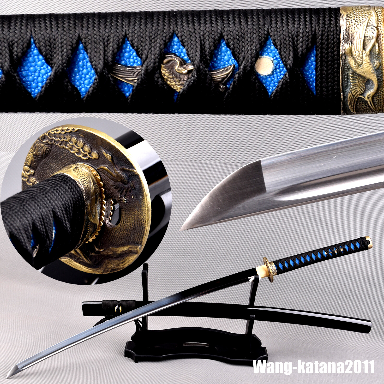 Razor Sharp T10 Steel Katana Samurai Sword Battle Ready No Hamon