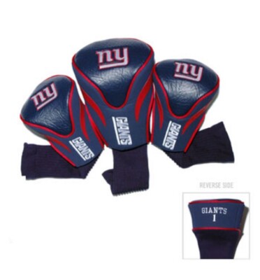 Team Golf NFL New York Giants Contour Golf Club Headcovers 3-Pack