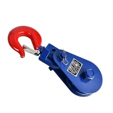 8 Ton Snatch Block 6" Sheave 3/4" Wire Rope w/Swivel Hook For Wrecker Roll Back