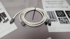 FOR B&O BANG AND OLUFSEN BEOVOX SPEAKER LEAD CABLE 6M WITH 2 PIN DIN M&F ENDS