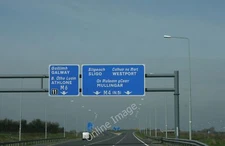 Photo 6x4 Motorways diverge, County Meath Cionn Atha Gad At Kinnegad, sou c2010