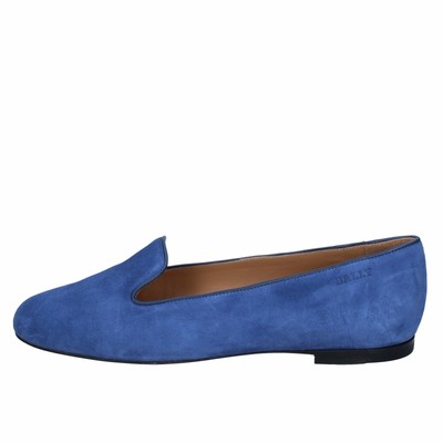 bally blue suede shoes