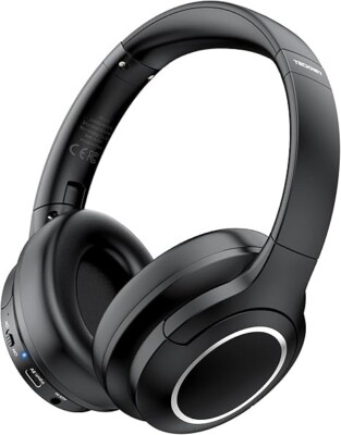 TECKNET Bluetooth-Kopfhörer Over-Ear, 70 Stunden Spielzeit und 6 EQ-Modi