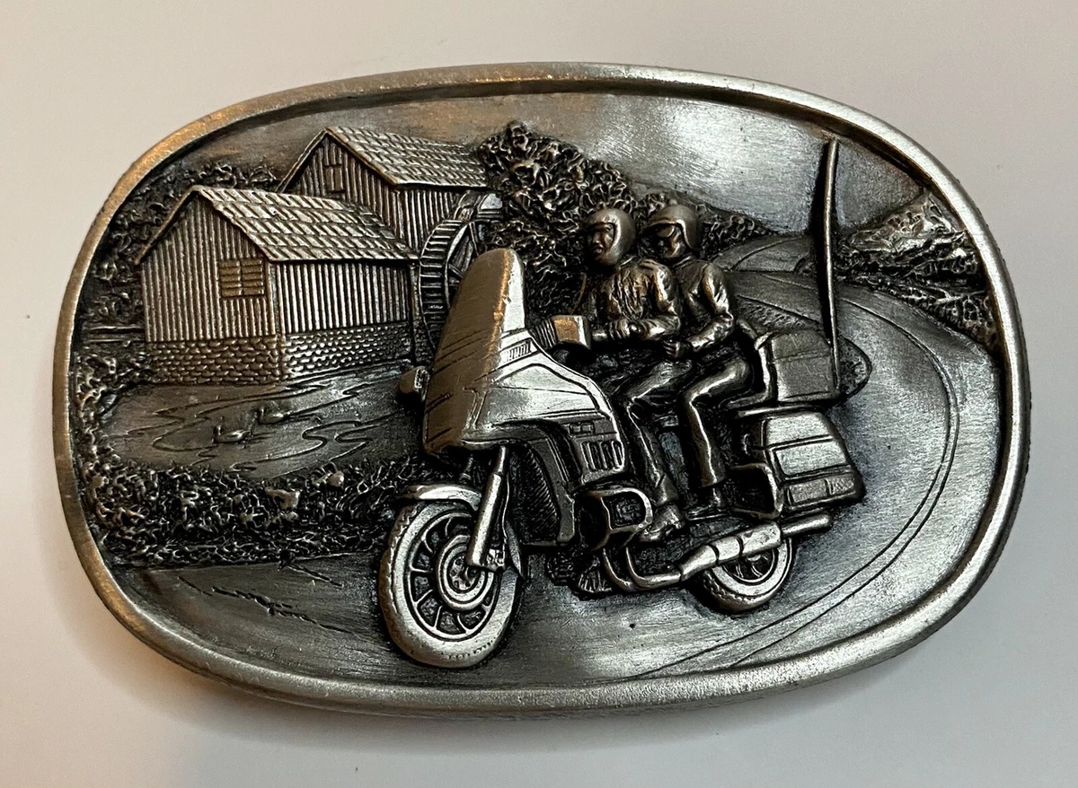 1984 Motorcycle Bike Belt Buckle Bergamot Brass Works N149 Made in USA  eBay