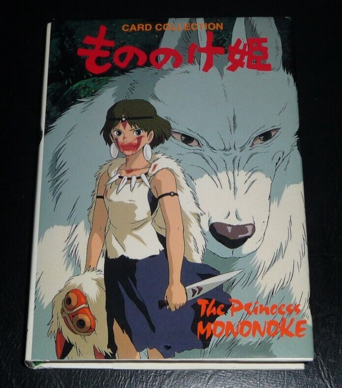 Vintage PRINCESS MONONOKE Studio Ghibli POSTCARD COLLECTION Card