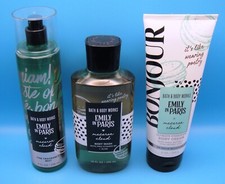 Bath  Body Works LOT Emily in Paris MACARON CLOUD Mist  Body Cream  Body Wash
