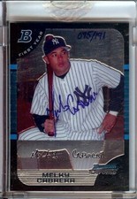 Melky Cabrera 2006 Bowman Originals Buyback Auto 2005 Bowman Chrome #159 075/191