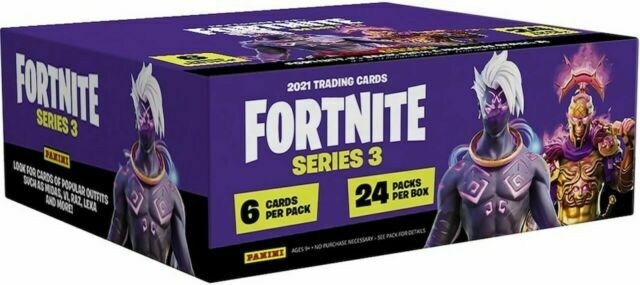 Panini 2021 Fortnite Series 3 Trading Cards Box for sale online