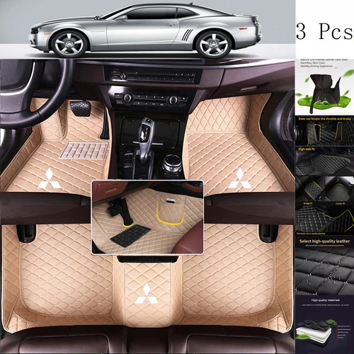 For Mitsubishi Mirage Car Floor Mats Waterproof Carpets All-weather Seasons Set - Picture 32 of 47