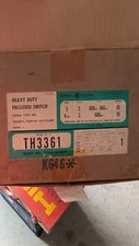 NEW OLD STOCK GE # TH3361 600 VOLT HEAVY DUTY ENCLOSED SWITCH 3-POLE