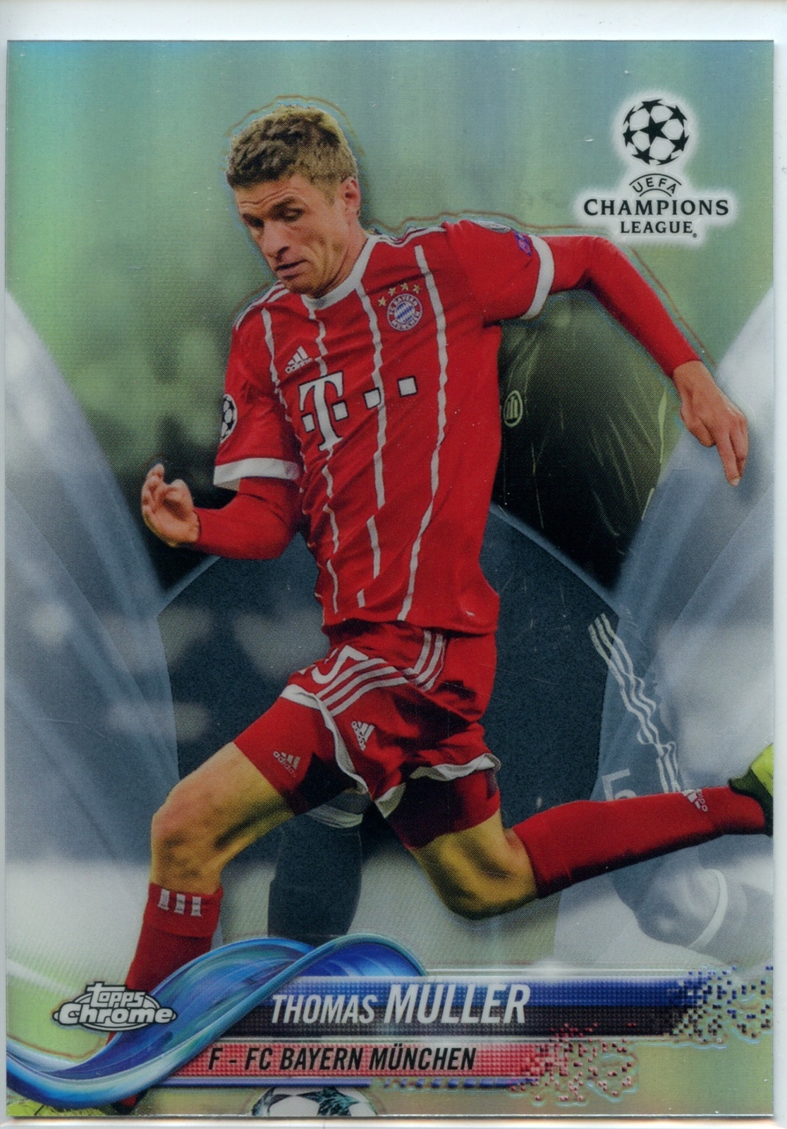 2017-18 Topps Chrome UEFA Champions League REFRACTOR #95 Thomas Muller Bayern