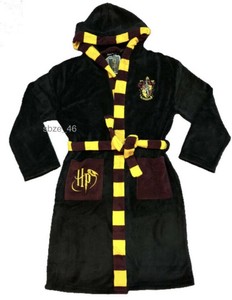 Harry Potter Gryffindor mens Hooded Bathrobe Dressing Gown Primark Soft Fluffy | eBay