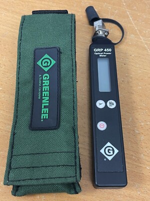 Greenlee Glasfaser Leistungsmesser GFK450-002 - mit Schutzhülle