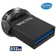 Sandisk Flash Drive Ultra Fit 512GB SDCZ430-512G-G46 USB 3.0 / 3.1 Thumb Drive