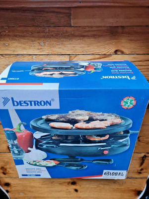 ++ BESTRON RACLETTE GRILL ++ GLOBAL++DYX601++6 Pfännchen++NEU++