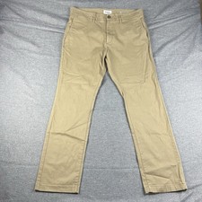 Goodfellow & Co Pants Size 34W x 30L Beige Hennepin Chino Slim Business Zippered