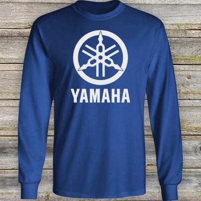 Yamaha Racing Long Sleeve T Shirt Motorcycle Sport Factory Bike Graphic FYM05