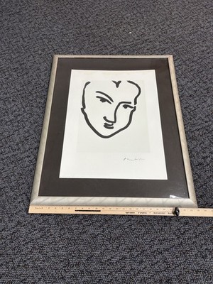 25 in x 31 in Framed Face Art