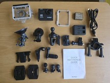 AKASO EK7000 4K Action Camera 32GB Card, Case, Charger, Battery, Accessories