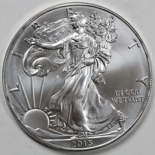 2015 American Silver Eagle (BU) in a Capsule - PRISTINE - ORIGINAL OWNER!