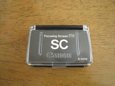 Focusing screen SC for Canon New F-1 Fully leather matte, center spot metering f