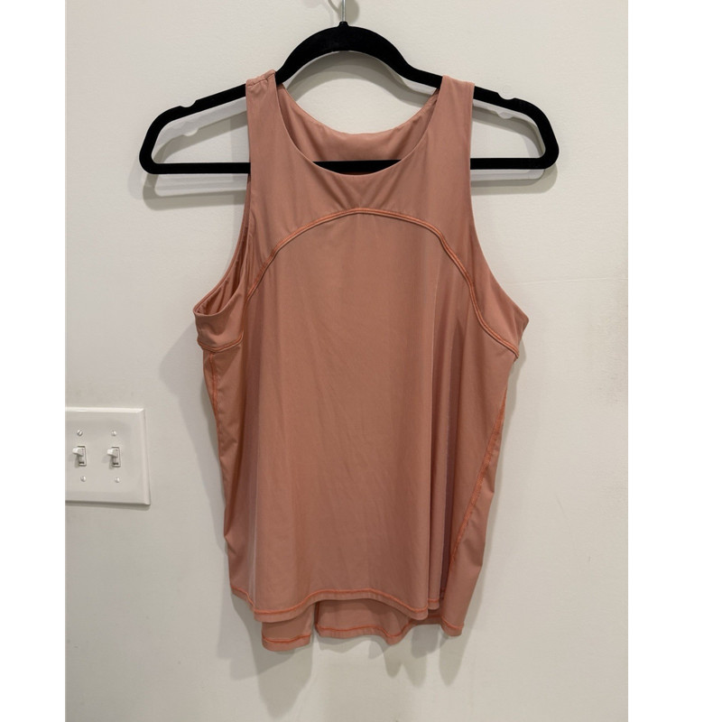 Spanx Go Lightly Sleeveless Tank Pink Medium Women's Activewear