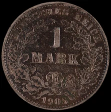 Germany - 1 Mark - 1905 E - KM#14 - J - Item #2