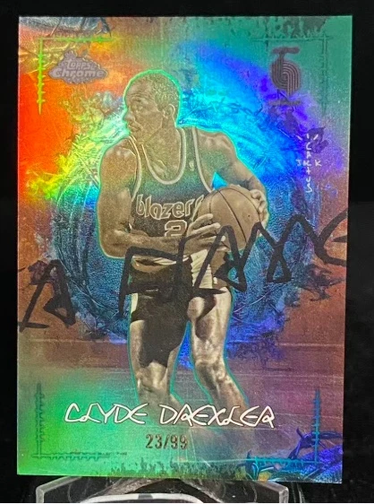 2025-26 Chrome Cactus Jack LA Flame Clyde Drexler #LFL-19 Cactus Jack /99