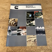 Cummins Big Cam III Design Features Dealer Sales Brochure 1982