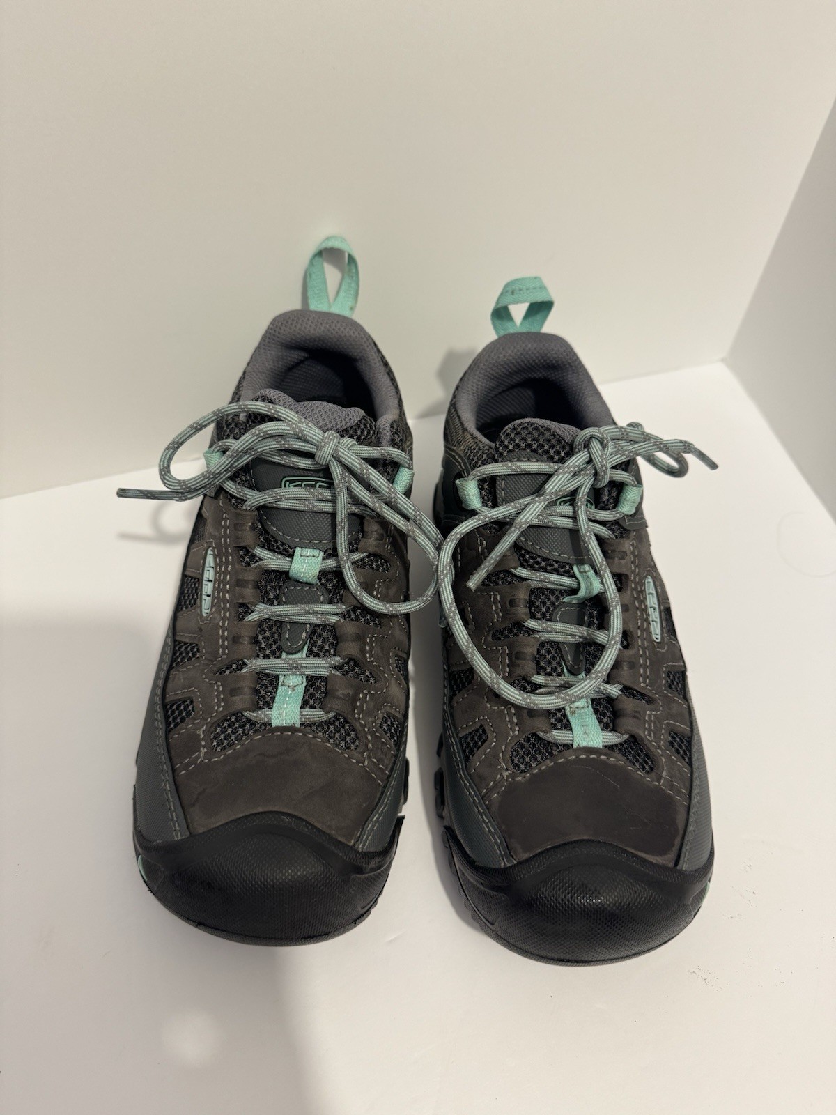 KEEN Ventilatore Targhee Donna Escursionismo Trail Acciaio Grigio e Teal 1023033 Taglia 6