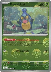 Karrablast (Poke Ball Pattern) 009/086 Black Bolt